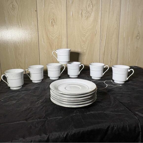 White Porcelain Saucer - Picture 5 of 6